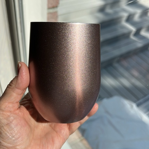 Swig 12oz Metallic Rose Hold Wine Tumbler - Picture 6 of 6